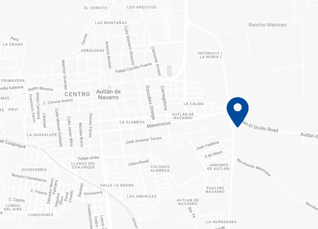 Mapa de ubicación de Galerías Autlán en Autlán de Navarro, Jalisco