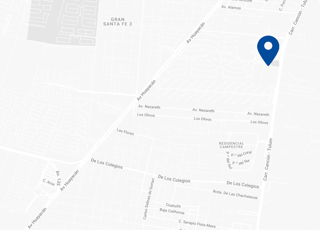 Mapa de ubicación de Plaza Sky Cumbres en Cancún, Q.R.